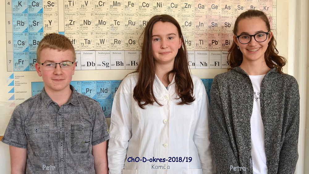 Chemická olympiáda - okresní kolo D