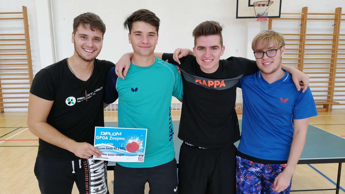 Stolní tenis družstev středních škol a učilišť