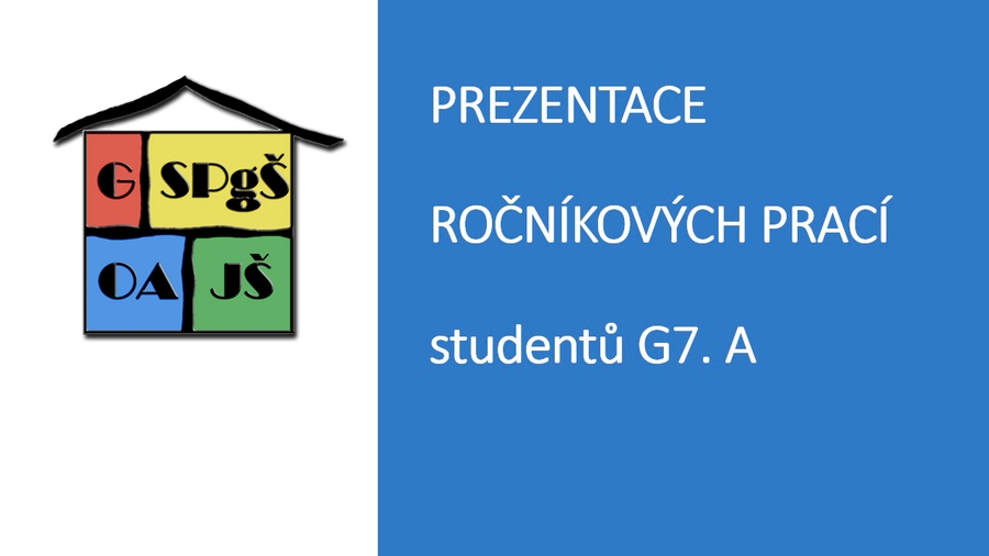 Ročníkové práce studentů gymnázia