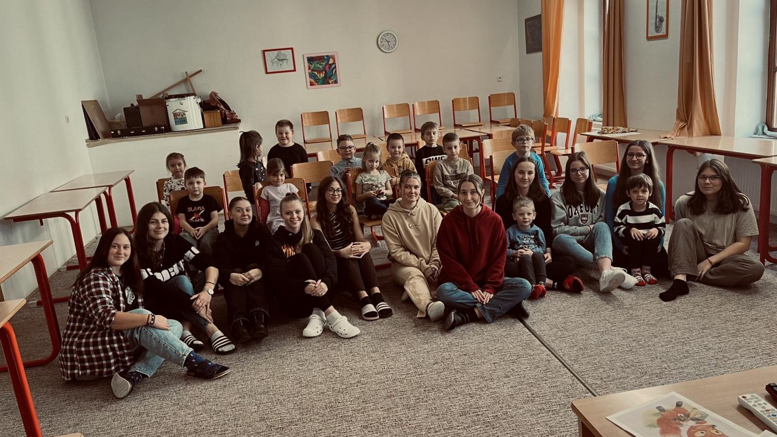 Zpívání o podzimu a zvířátkách