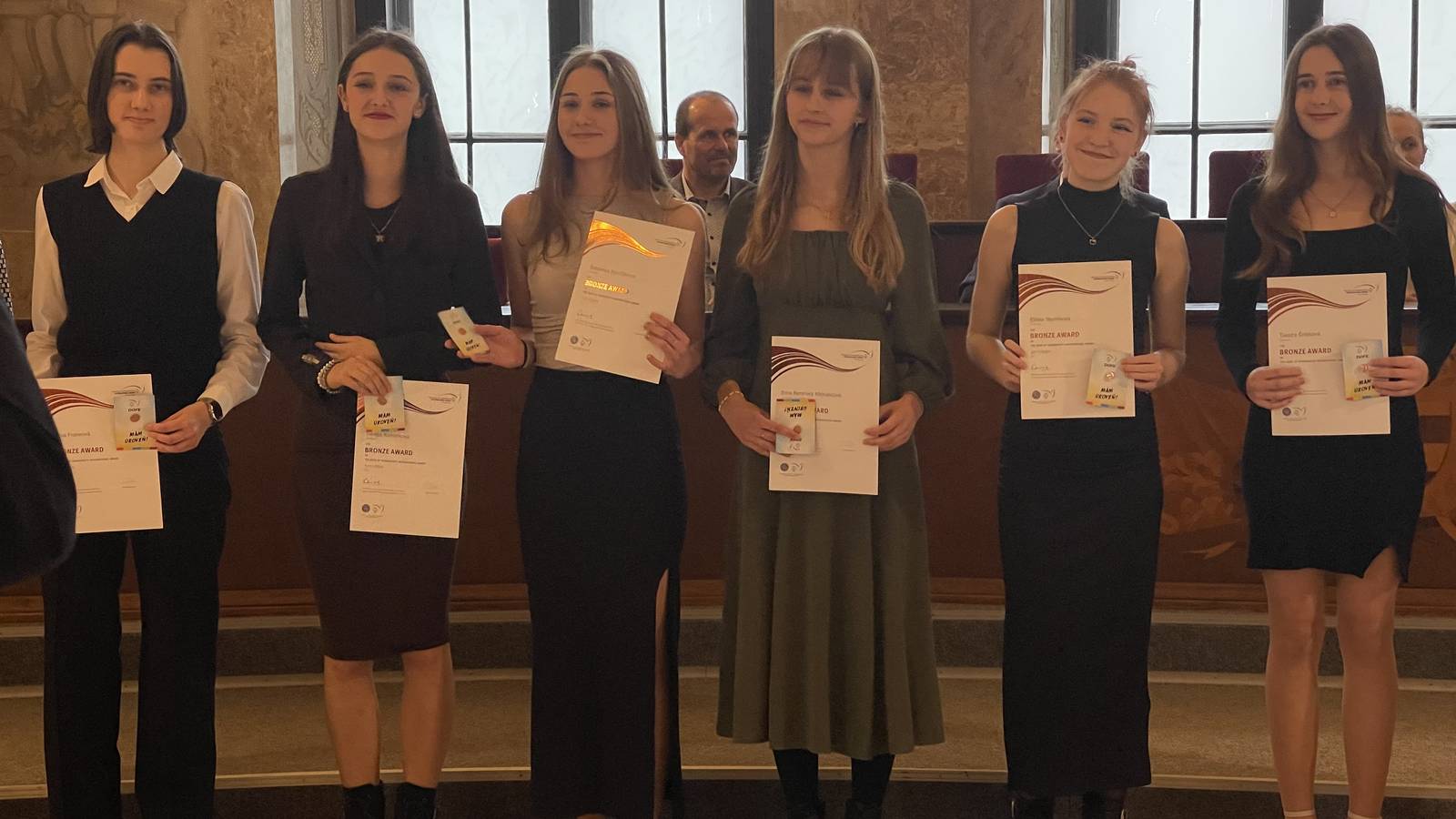Naši studenti převzali ocenění DofE